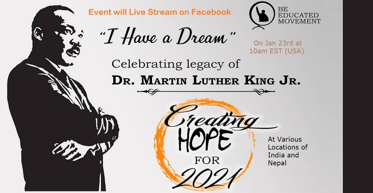 Be Educated to celebrate Legacy of Dr. Martin Luther King Jr.